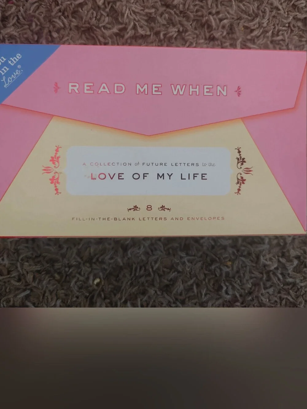 Knock Knock Pink and Yellow Love Letter Keepsake Set